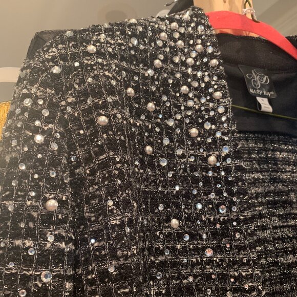 Mary Kay National Size 8 Black Bling Jacket - Picture 2 of 3